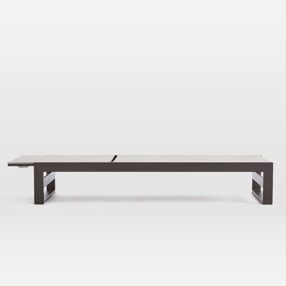 Portside Aluminium Outdoor Chaise Lounge West Elm Australia